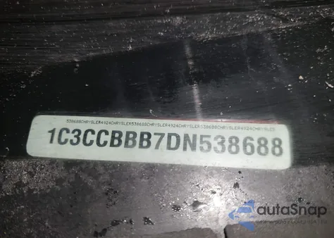 2013 Chrysler 200 Touring из США, поврежденный, VIN 1C3CCBBB7DN538688